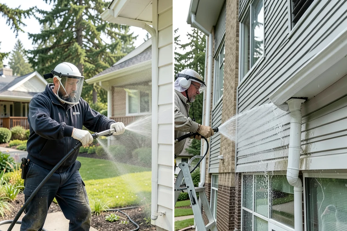 Brick House Washing in Kenmore, King County, WA - Examine mortar joints and flag any that need repair