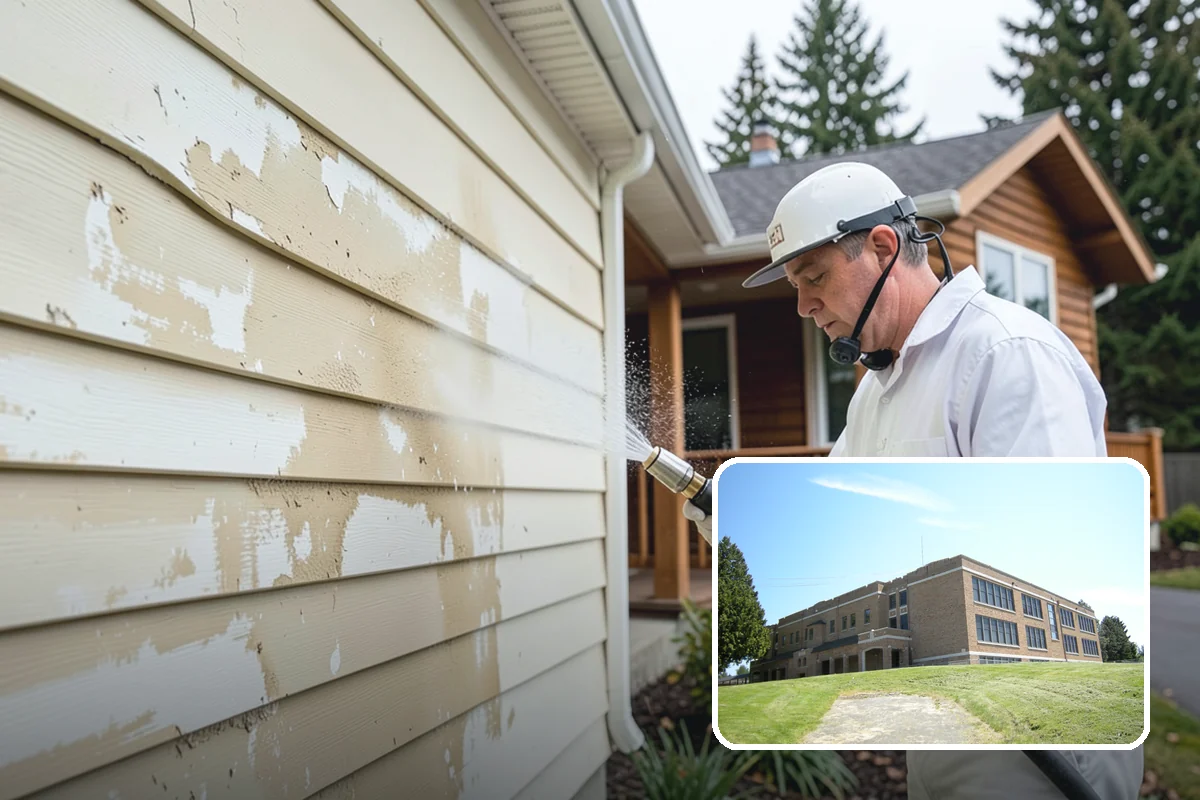 Brick House Washing in Maple Valley, King County, WA - Clears algae and moss from porous brick faces