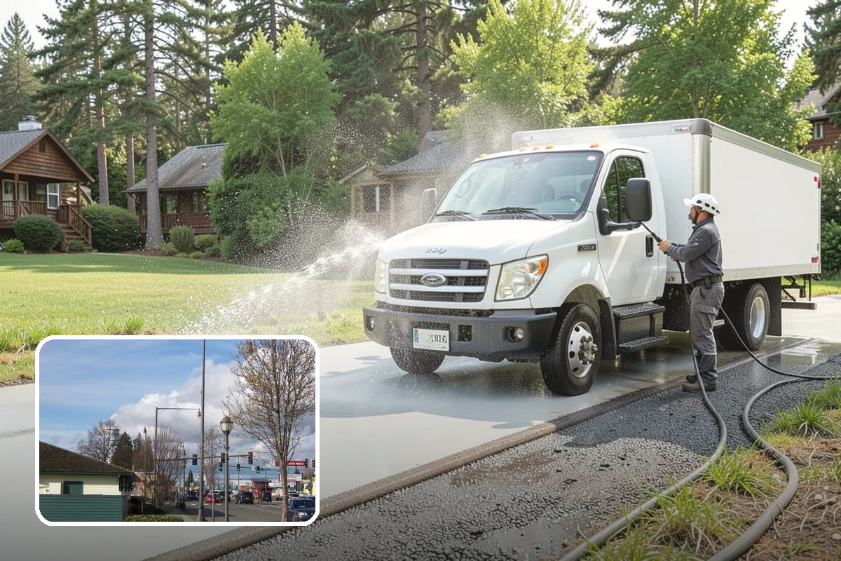 Brick House Washing in Marysville, Snohomish County, WA - Clears algae and moss from porous brick faces