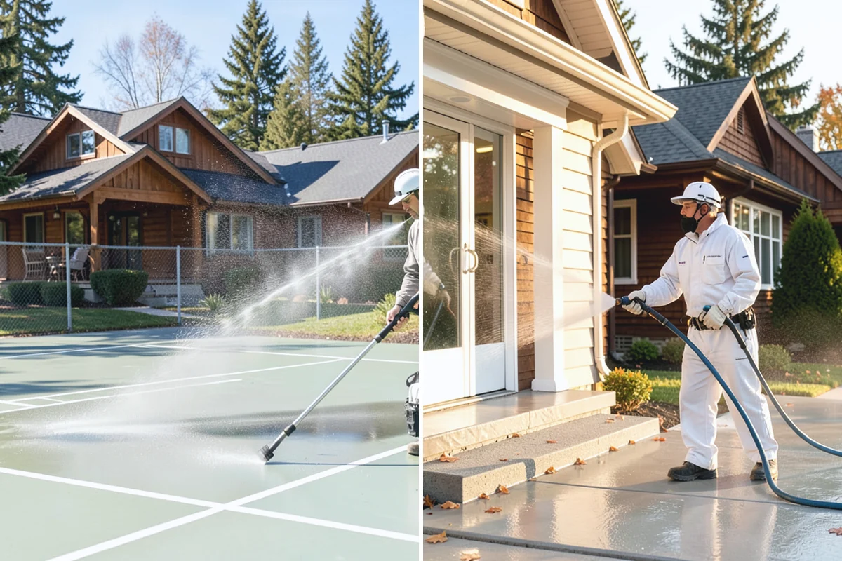 Brick House Washing in Medina, King County, WA - Examine mortar joints and flag any that need repair