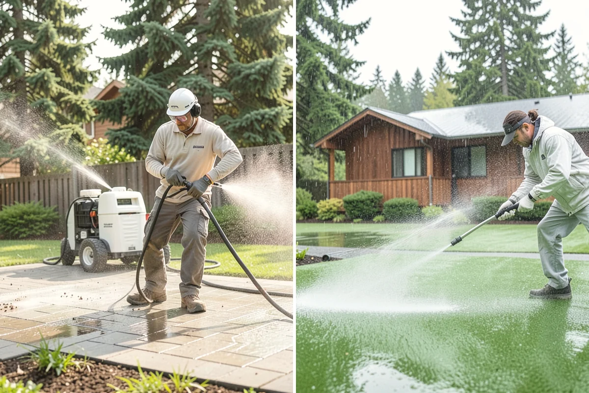 Brick House Washing in Mercer Island, King County, WA - Examine mortar joints and flag any that need repair