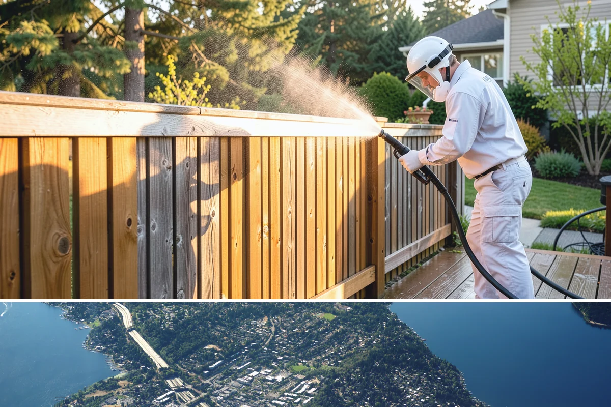 Brick House Washing in Mercer Island, King County, WA - Target the drier summer window so the porous brick and mortar can dry fully after the wash.