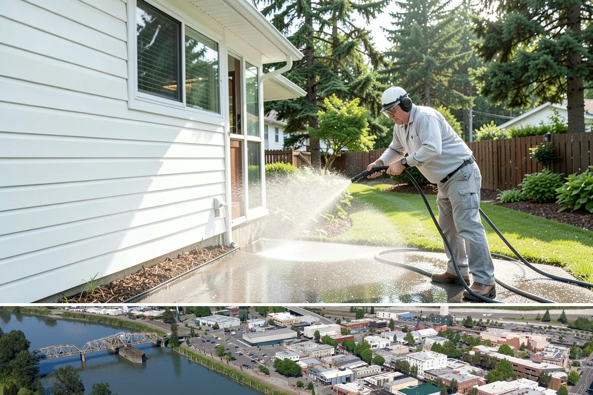 Brick House Washing in Mount Vernon, Skagit County, WA - Target the drier summer window so the porous brick and mortar can dry fully after the wash.