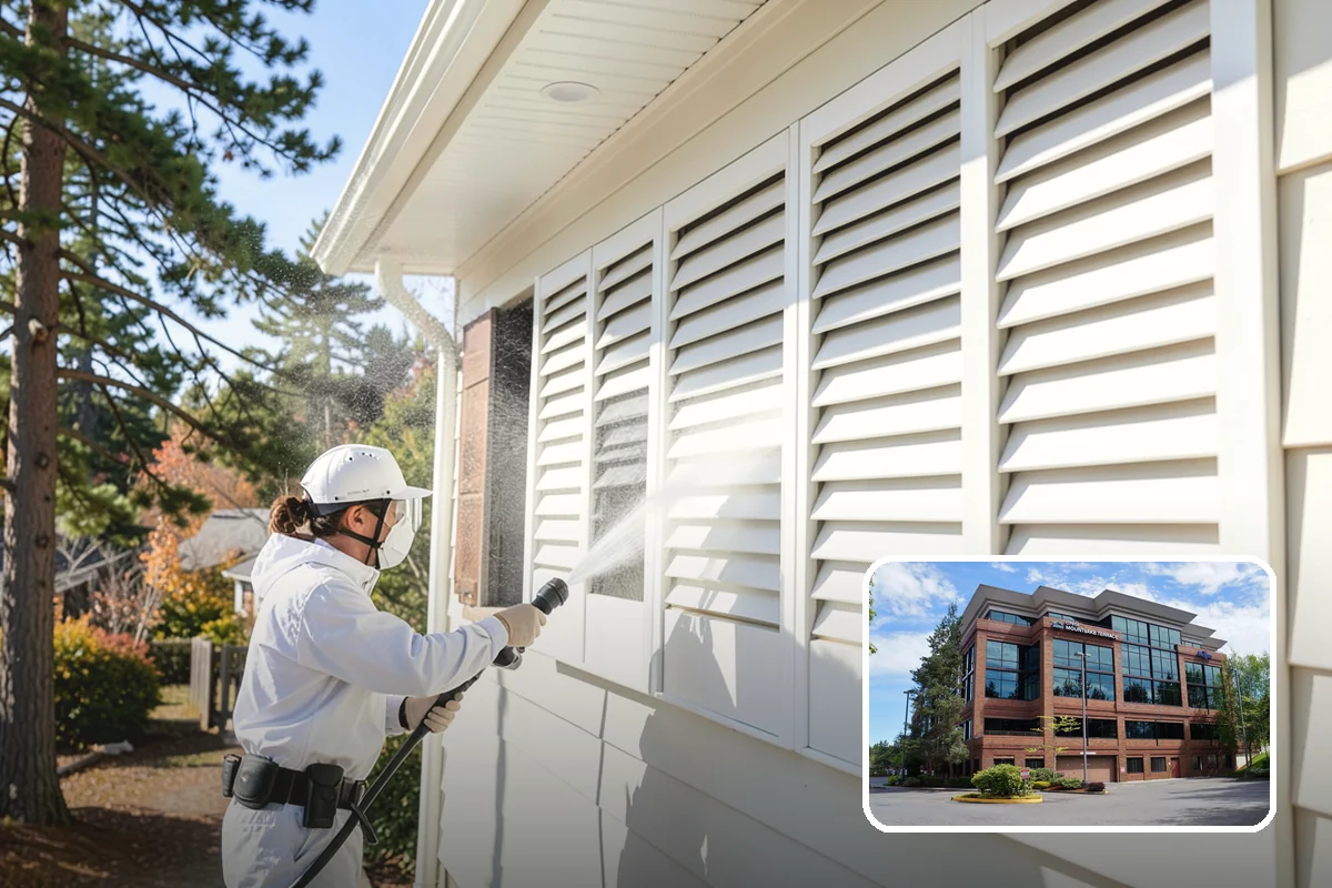 Brick House Washing in Mountlake Terrace, Snohomish County, WA - Clears algae and moss from porous brick faces