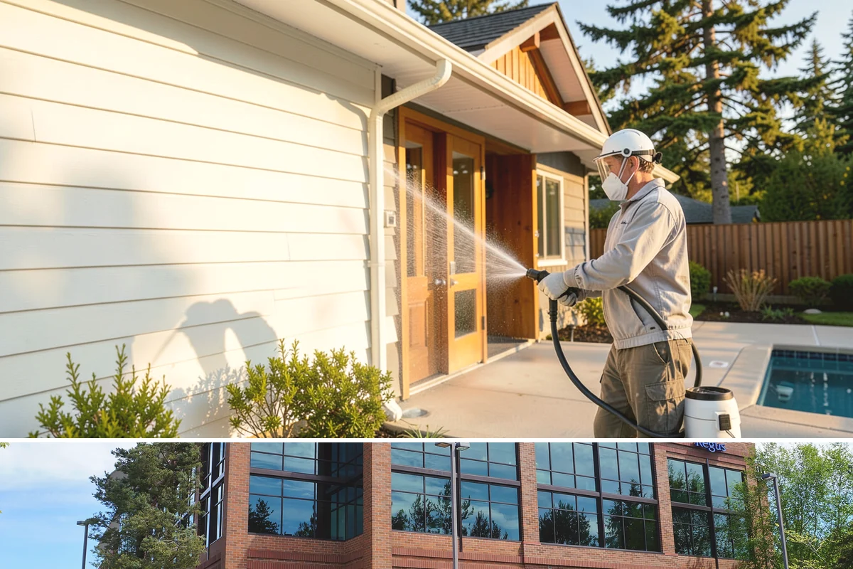 Brick House Washing in Mountlake Terrace, Snohomish County, WA - Target the drier summer window so the porous brick and mortar can dry fully after the wash.