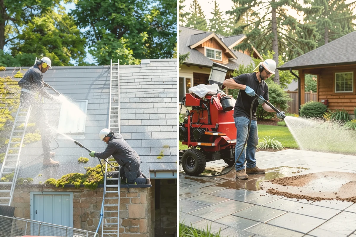 Brick House Washing in Newcastle, King County, WA - Examine mortar joints and flag any that need repair