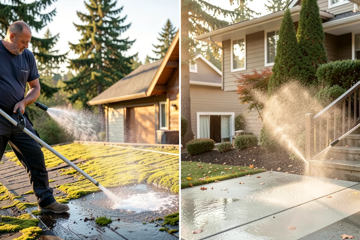 Brick House Washing in Seattle, King County, WA - Examine mortar joints and flag any that need repair