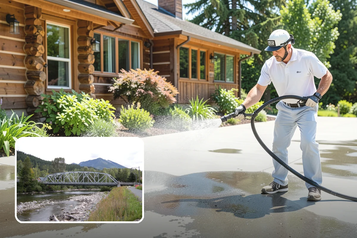 Brick House Washing in Skykomish, King County, WA - Clears algae and moss from porous brick faces
