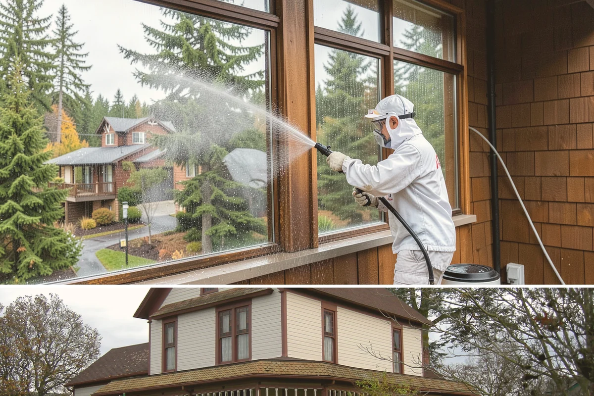 Brick House Washing in Sumner, Pierce County, WA - Target the drier summer window so the porous brick and mortar can dry fully after the wash.