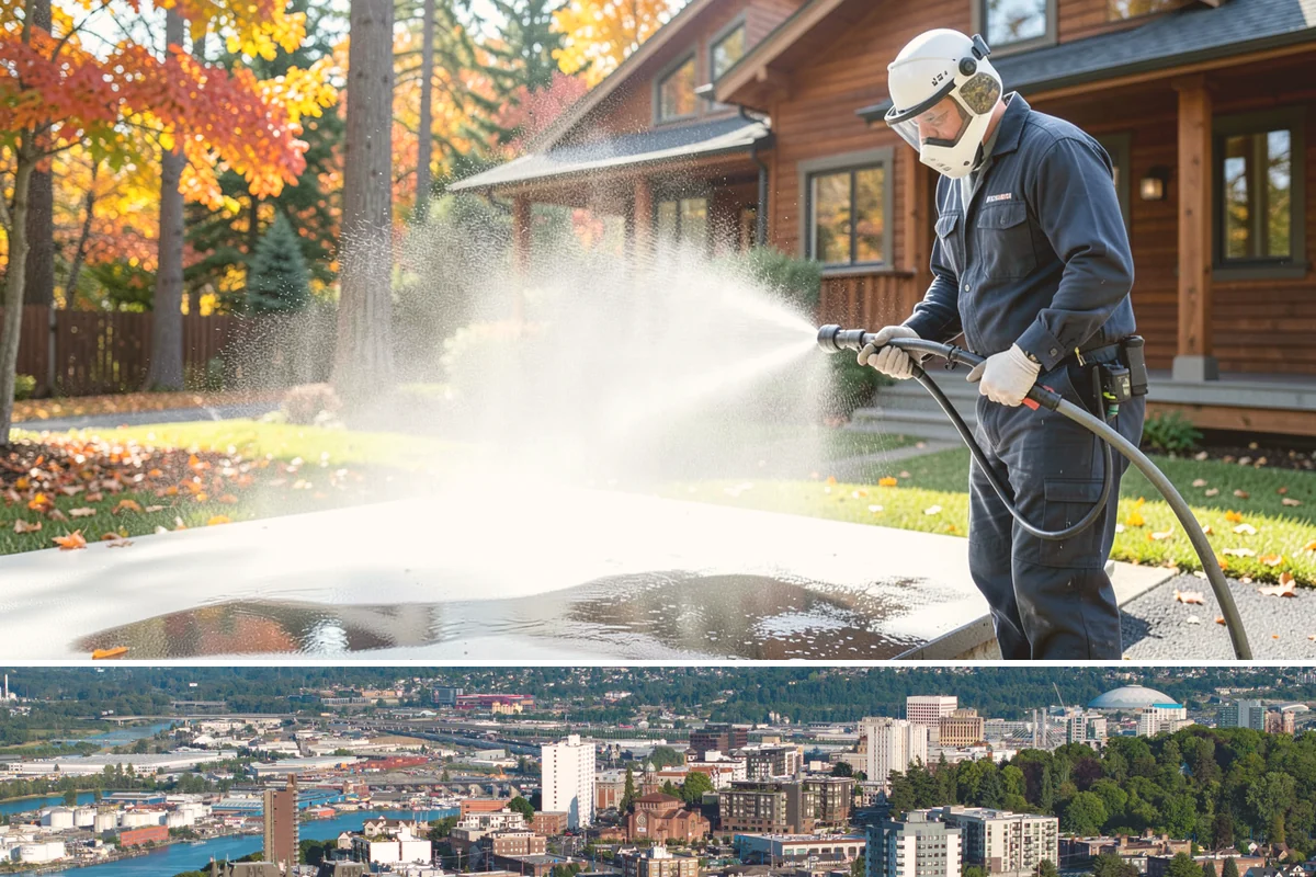 Brick House Washing in Tacoma, Pierce County, WA - Target the drier summer window so the porous brick and mortar can dry fully after the wash.