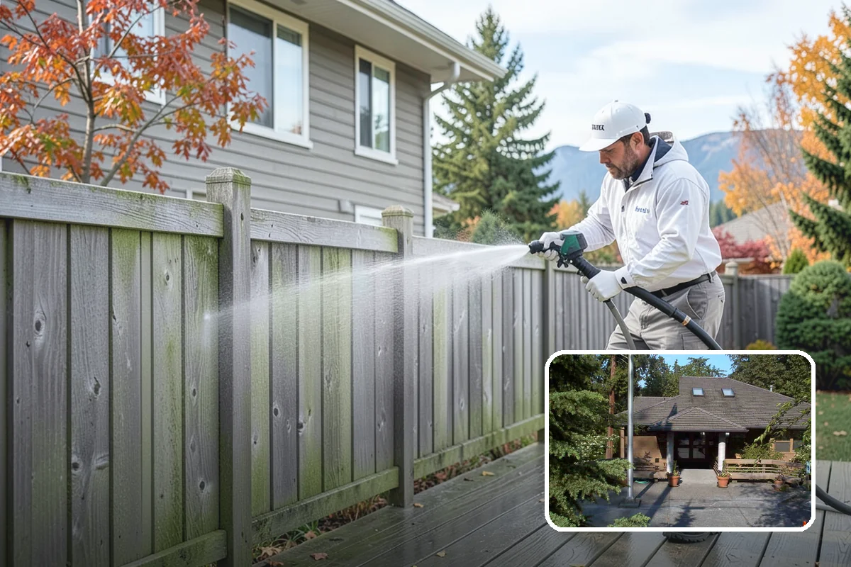 Brick House Washing in Yarrow Point, King County, WA - Clears algae and moss from porous brick faces