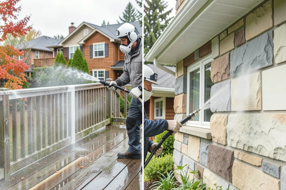 Brick House Washing in Yarrow Point, King County, WA - Examine mortar joints and flag any that need repair