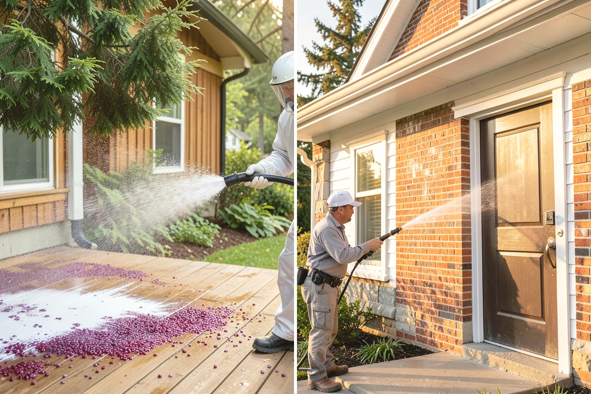Brick Mailbox Cleaning in Covington, King County, WA - Assess the brickwork and check mortar condition