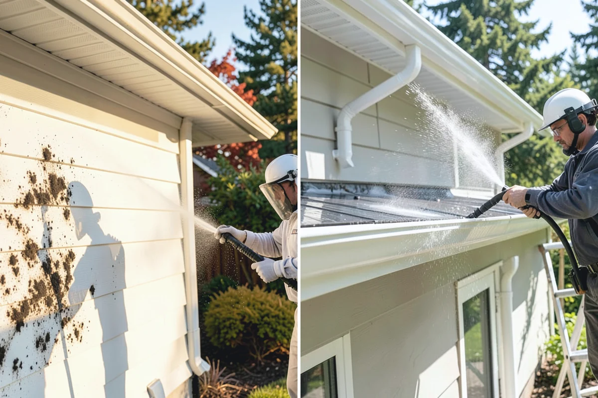 Brick Patio Cleaning in Beaux Arts Village, King County, WA - Sweep the patio and pull loose growth