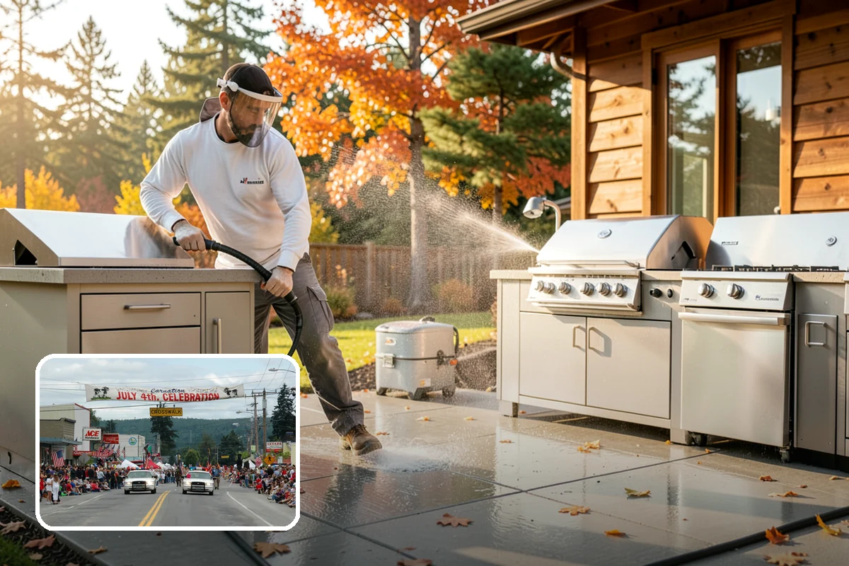 Brick Patio Cleaning in Carnation, King County, WA - Protects jointing sand and mortar from blowout