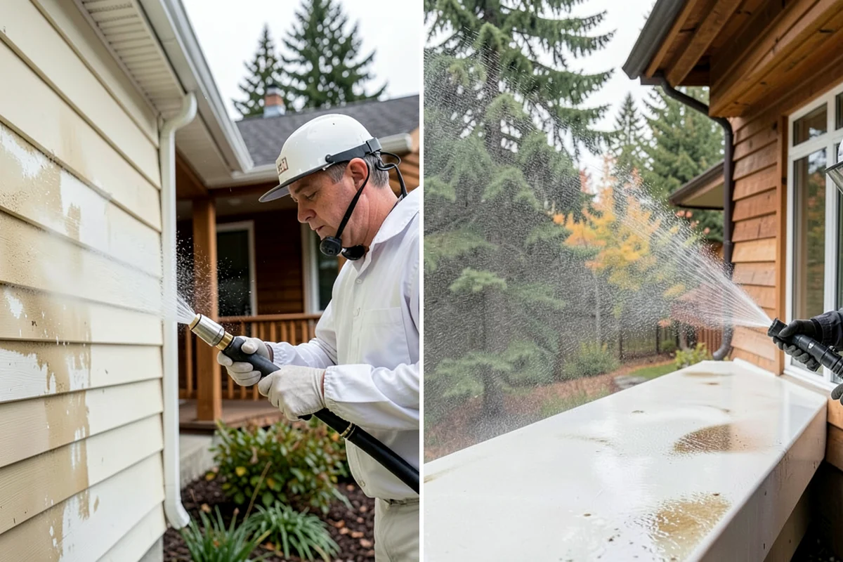 Brick Patio Cleaning in Clyde Hill, King County, WA - Sweep the patio and pull loose growth