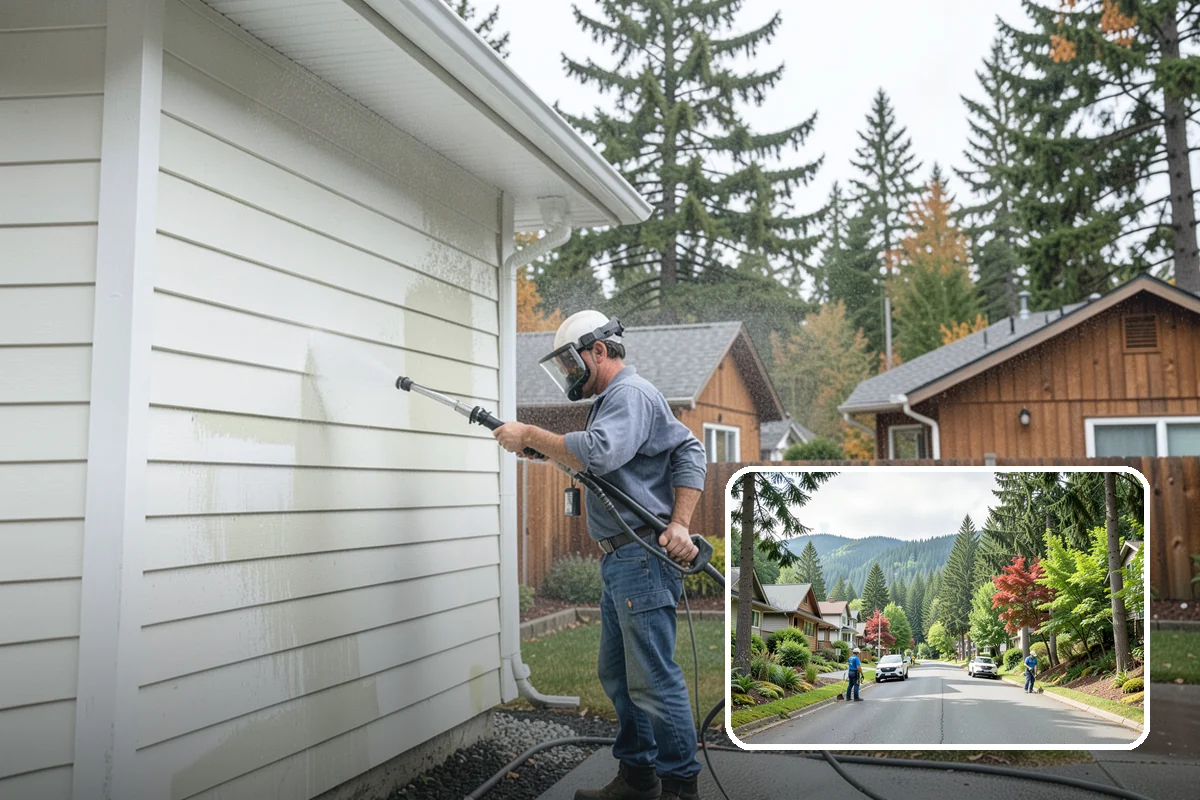 Brick Patio Cleaning in Darrington, Snohomish County, WA - Protects jointing sand and mortar from blowout