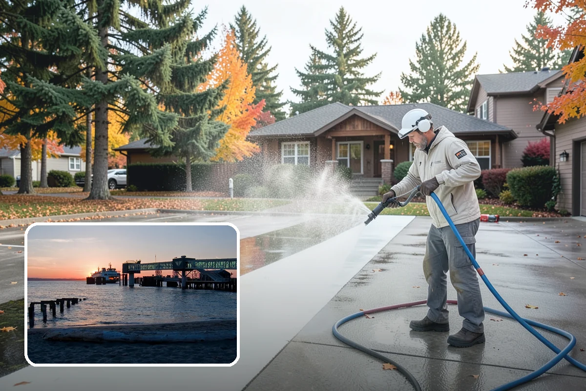 Brick Patio Cleaning in Edmonds, Snohomish County, WA - Protects jointing sand and mortar from blowout