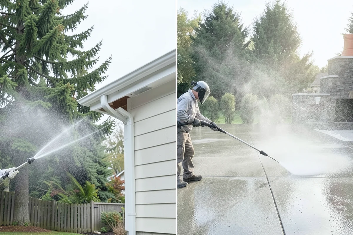 Brick Patio Cleaning in Gold Bar, Snohomish County, WA - Sweep the patio and pull loose growth