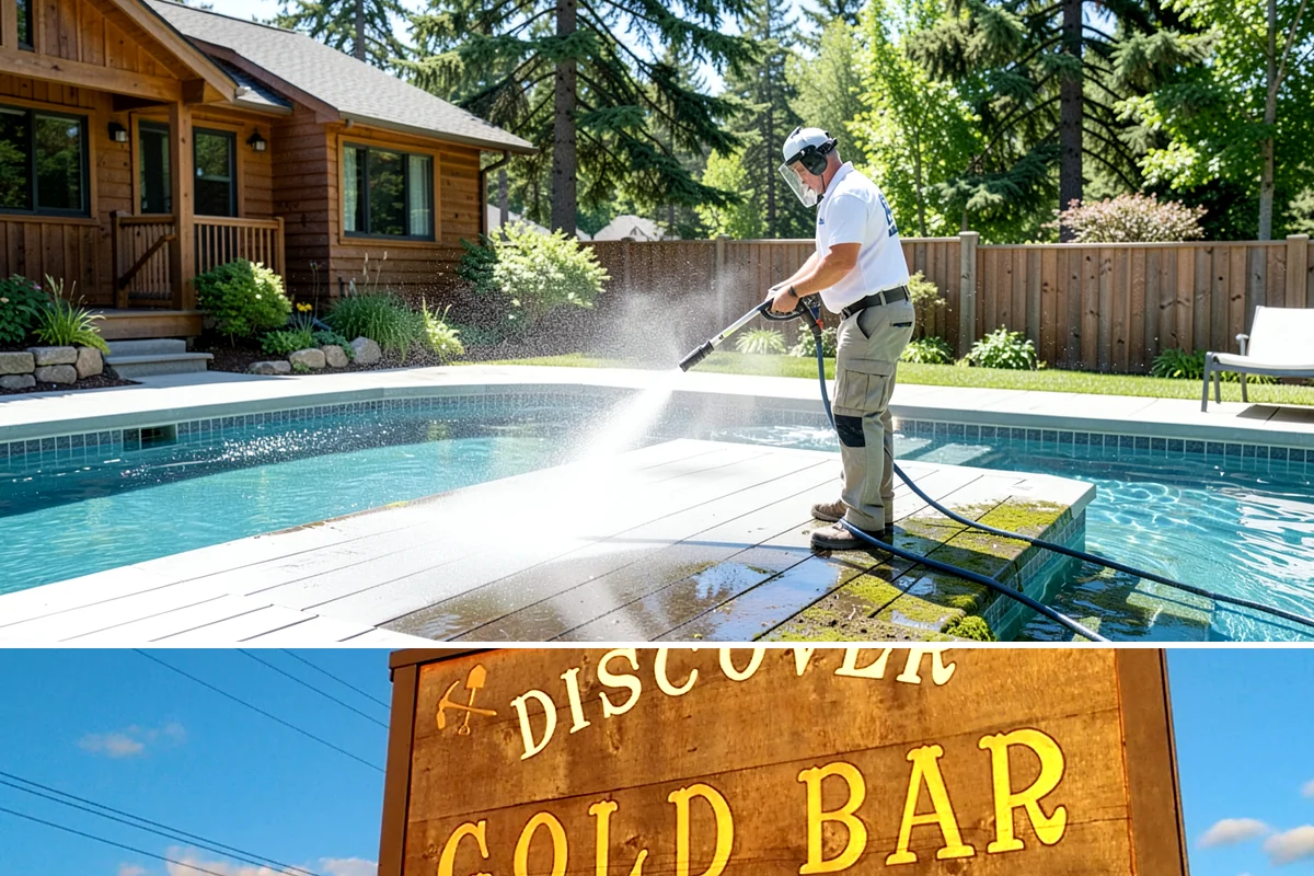 Brick Patio Cleaning in Gold Bar, Snohomish County, WA - Clean brick patios in summer so joints can dry before fall re-sanding sets in.