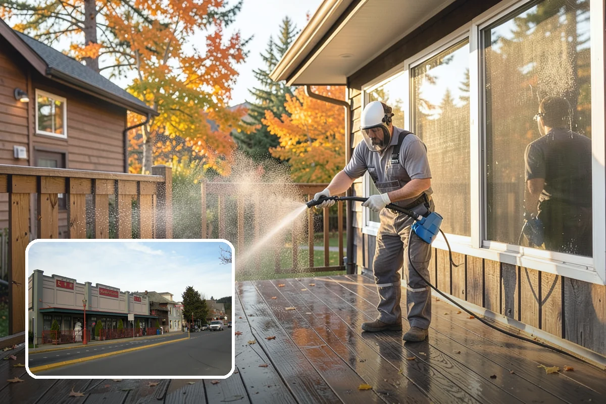 Brick Patio Cleaning in Issaquah, King County, WA - Protects jointing sand and mortar from blowout