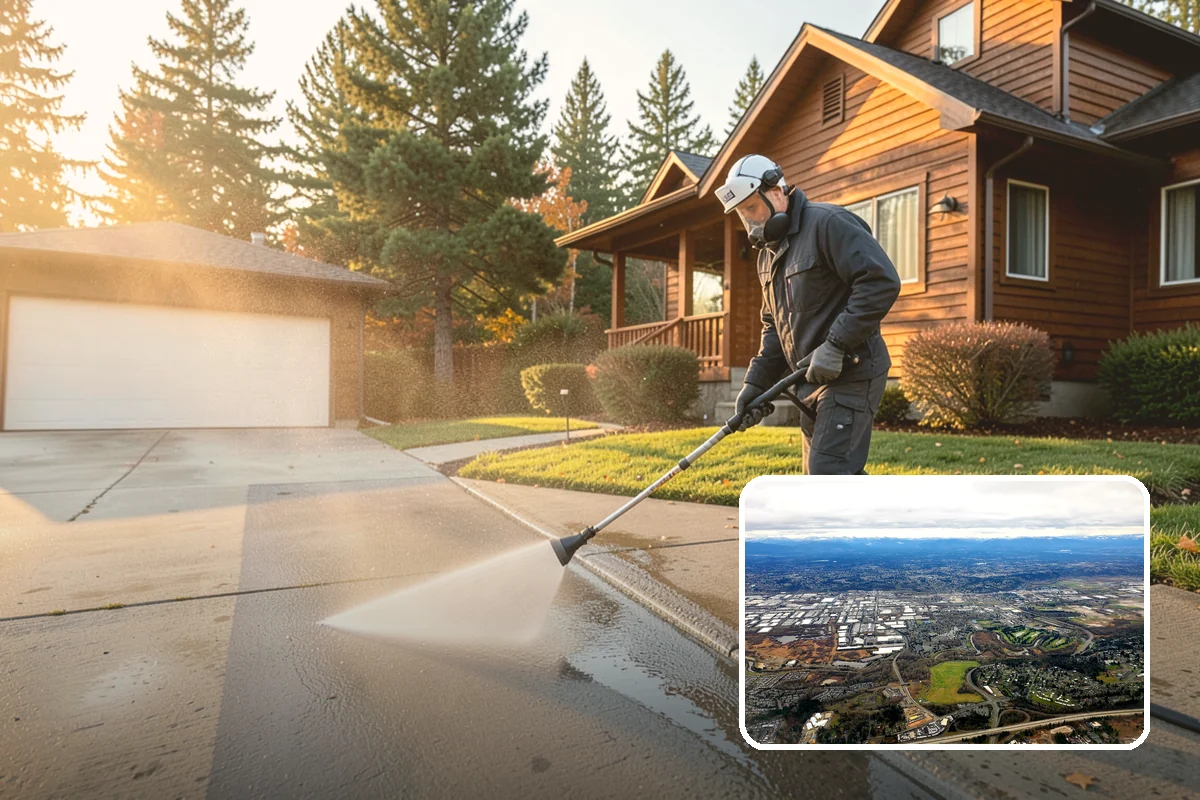 Brick Patio Cleaning in Kent, King County, WA - Protects jointing sand and mortar from blowout