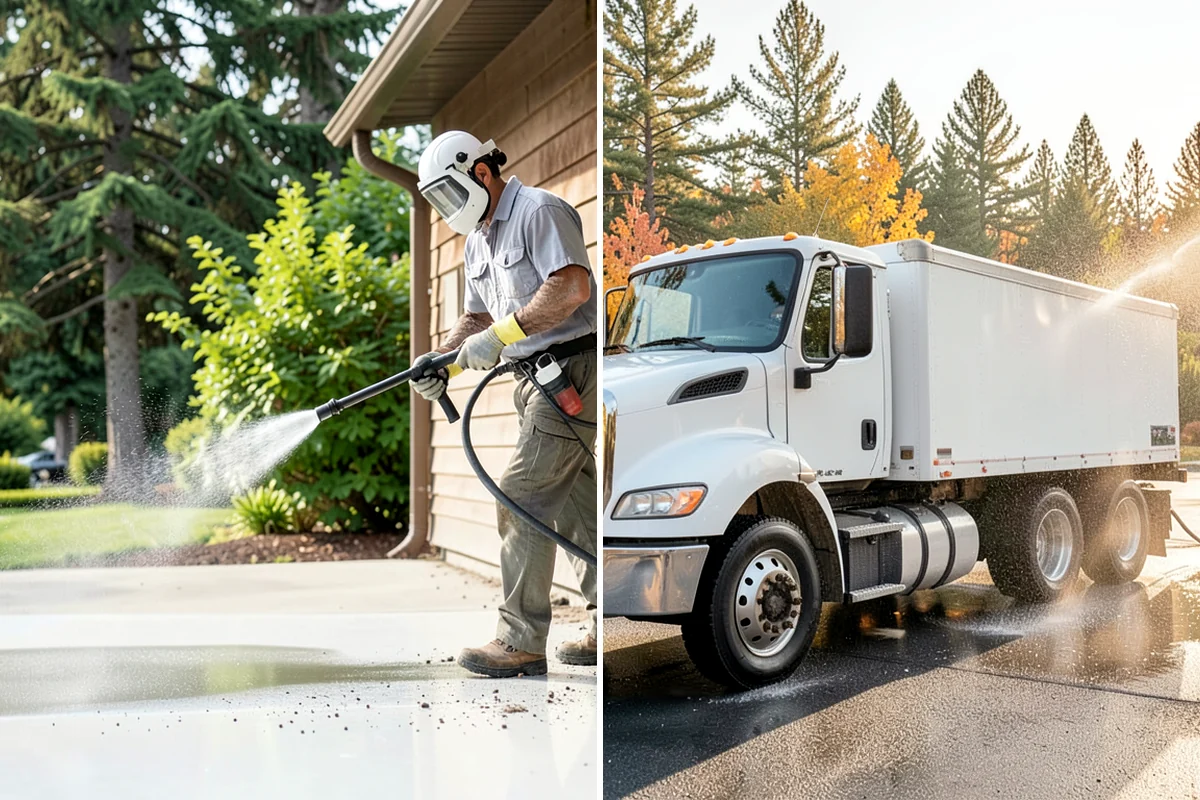 Brick Patio Cleaning in Lake Forest Park, King County, WA - Sweep the patio and pull loose growth