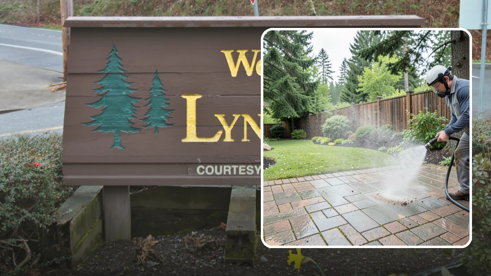 Brick Patio Cleaning in Lynnwood, Snohomish County, WA - Clean brick patios so moss lifts from the joints without blowing out sand or mortar.