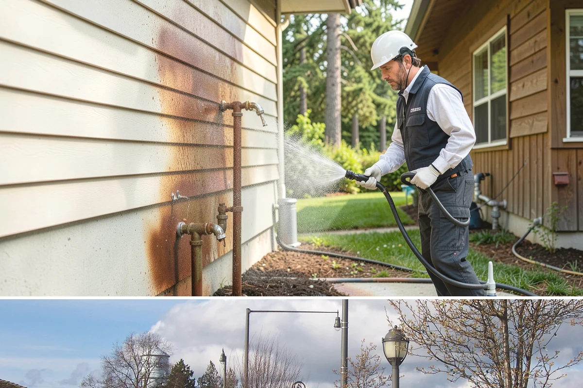 Brick Patio Cleaning in Marysville, Snohomish County, WA - Clean brick patios in summer so joints can dry before fall re-sanding sets in.