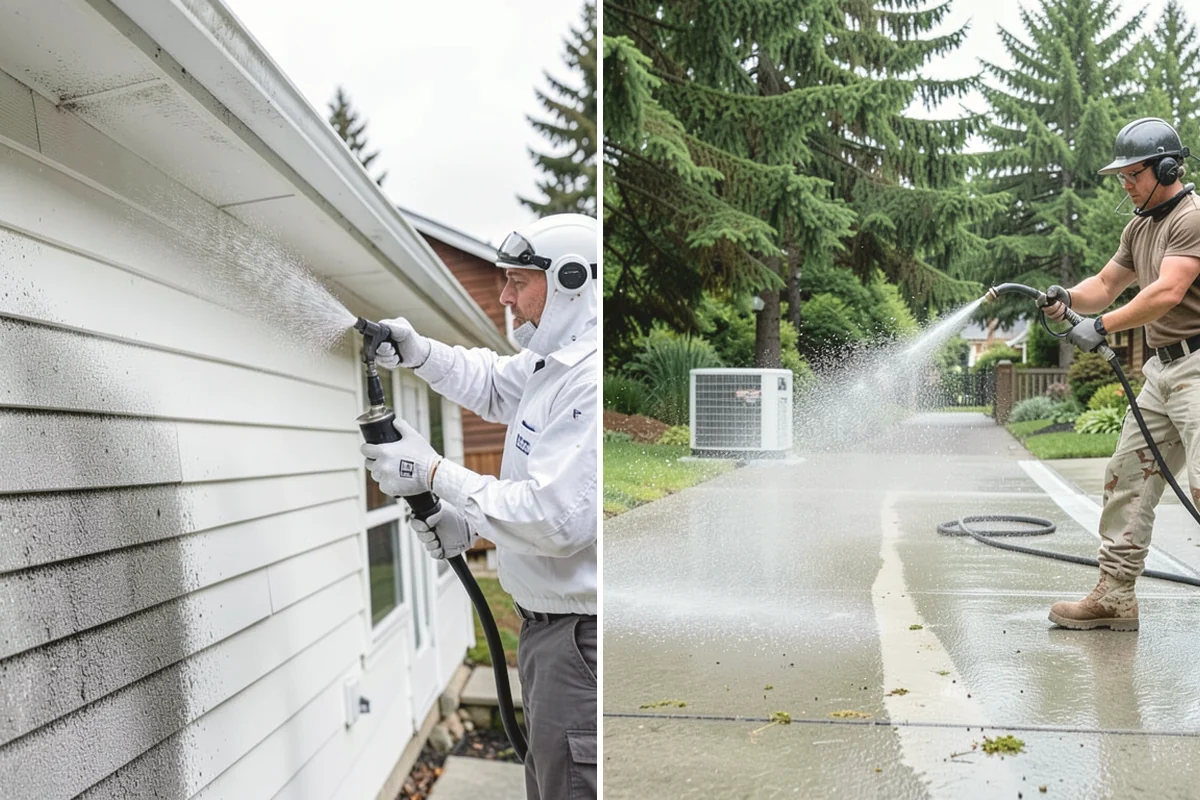 Brick Patio Cleaning in Mountlake Terrace, Snohomish County, WA - Sweep the patio and pull loose growth