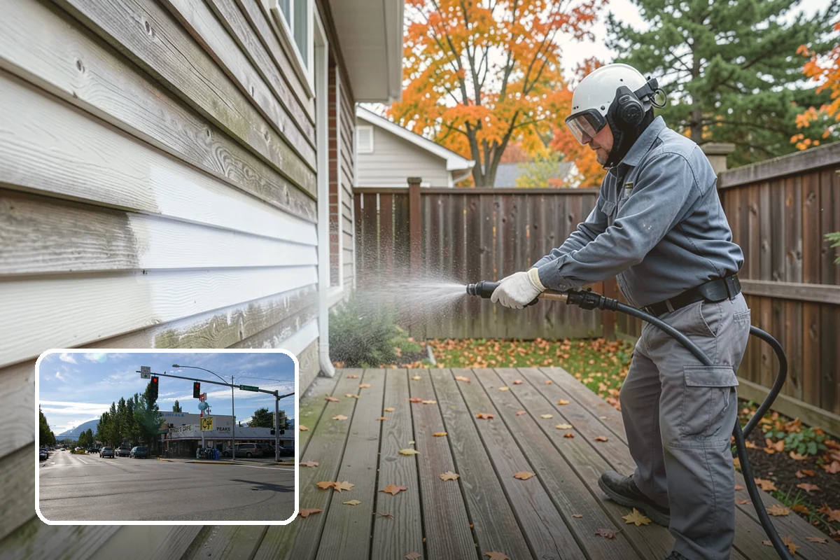 Brick Patio Cleaning in North Bend, King County, WA - Protects jointing sand and mortar from blowout
