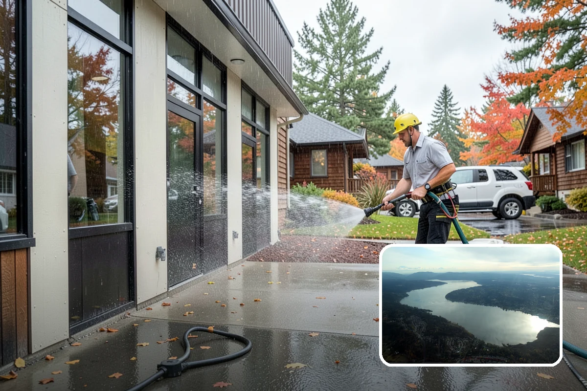 Brick Patio Cleaning in Sammamish, King County, WA - Protects jointing sand and mortar from blowout