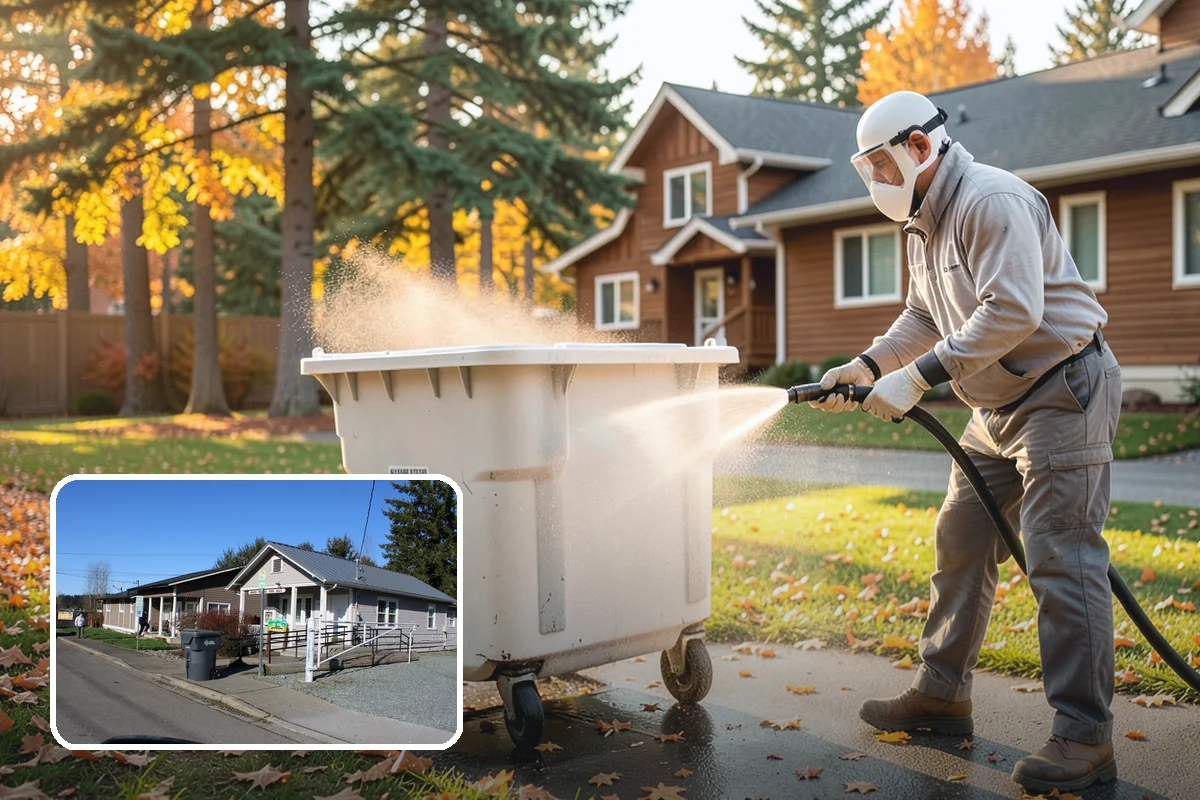 Brick Patio Cleaning in South Prairie, Pierce County, WA - Protects jointing sand and mortar from blowout