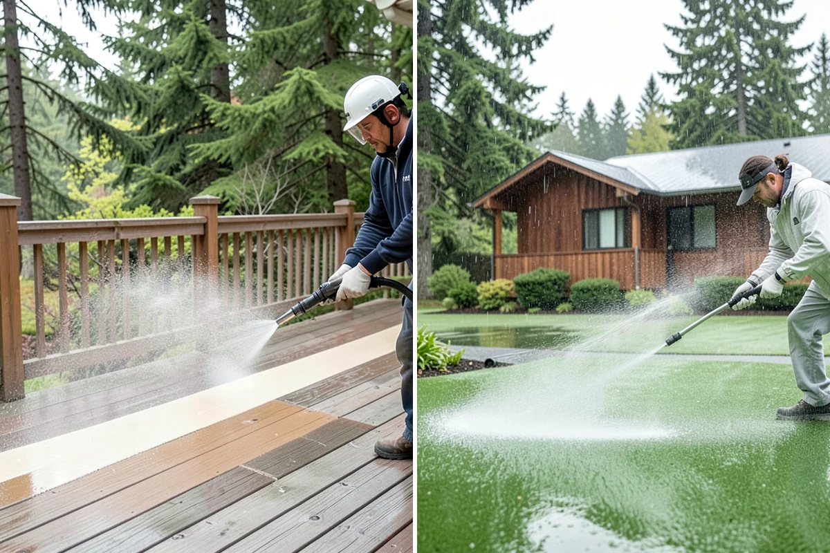 Brick Sealing in Arlington, Snohomish County, WA - Clean the brick and remove efflorescence, moss, and grime