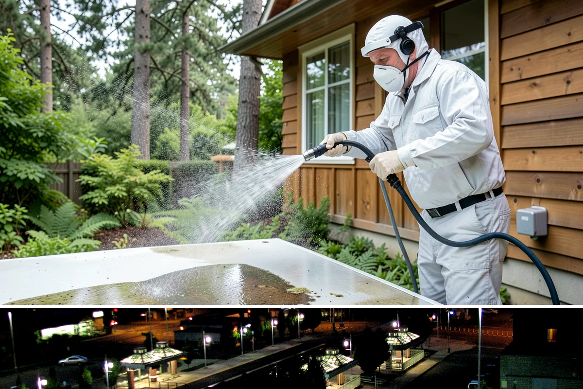 Brick Sealing in Auburn, King County, WA - Seal brick during dry summer conditions so the masonry is not saturated and the sealer can cure fully.
