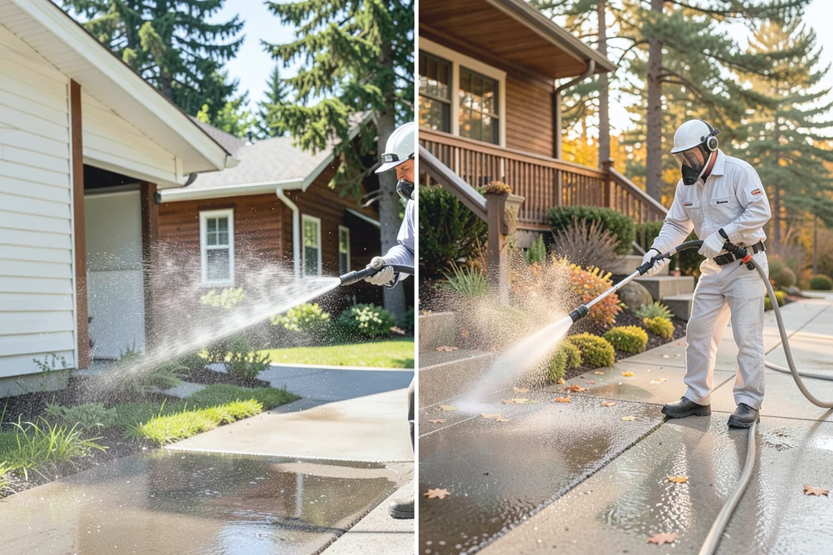 Brick Sealing in Beaux Arts Village, King County, WA - Clean the brick and remove efflorescence, moss, and grime