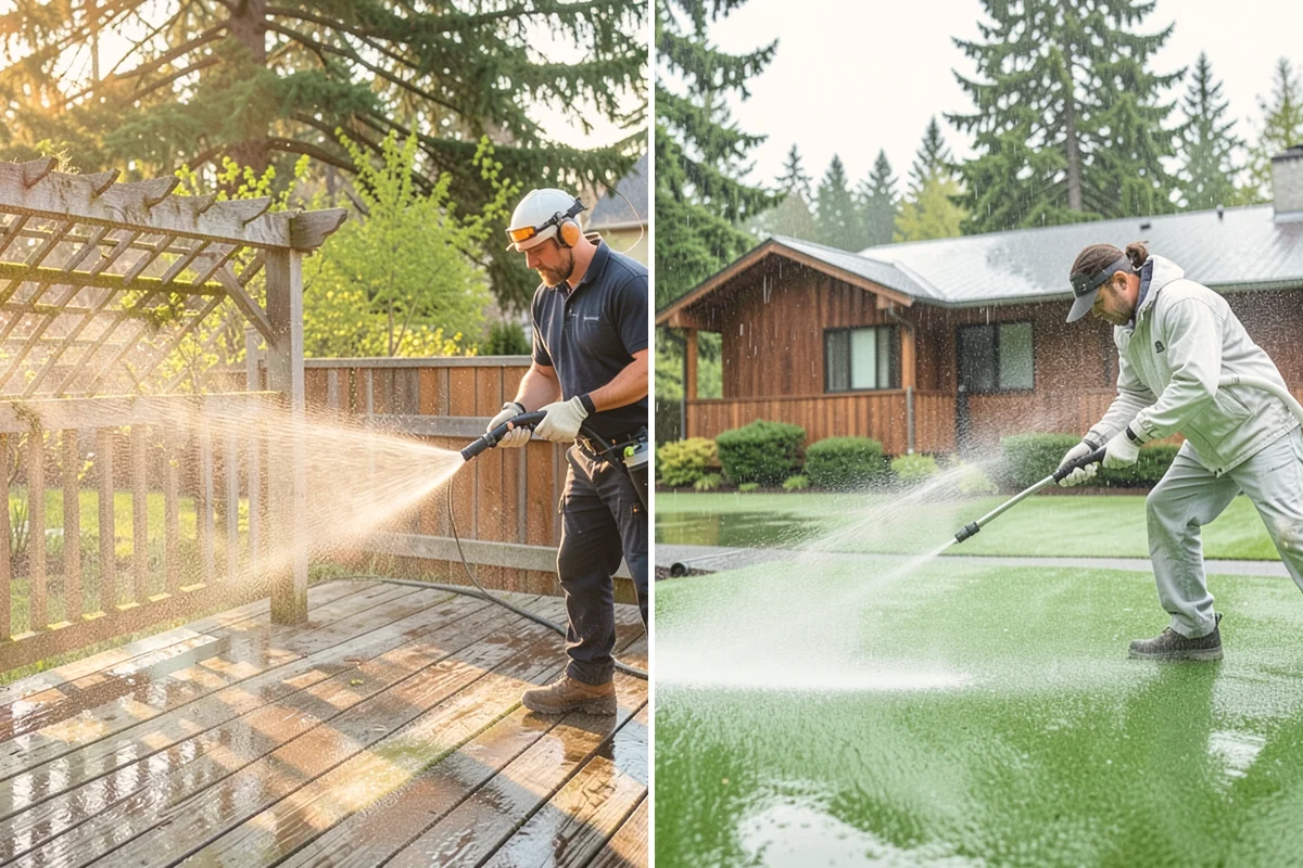 Brick Sealing in Bothell, King County, WA - Clean the brick and remove efflorescence, moss, and grime