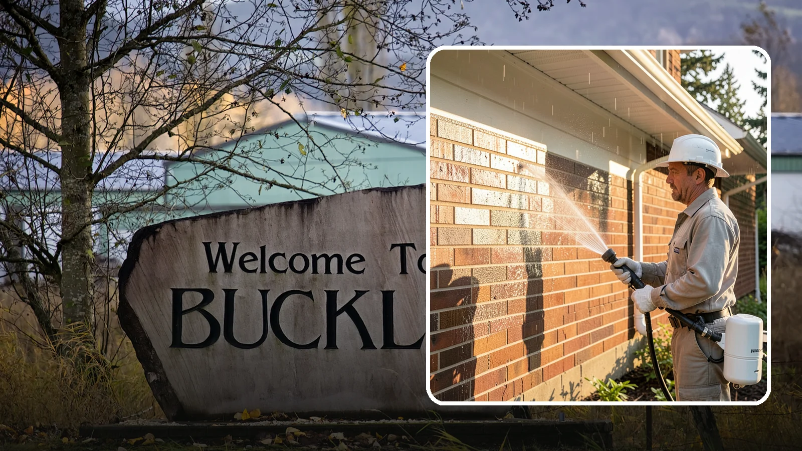 Brick Sealing in Buckley, Pierce County, WA - Breathable masonry sealing for brick walls and veneers that repels rain while letting trapped moisture escape.