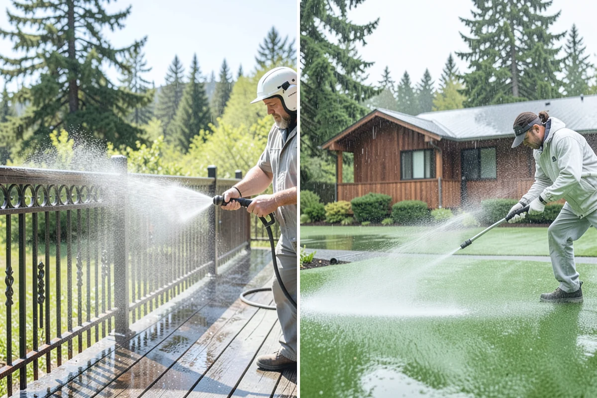 Brick Sealing in Buckley, Pierce County, WA - Clean the brick and remove efflorescence, moss, and grime