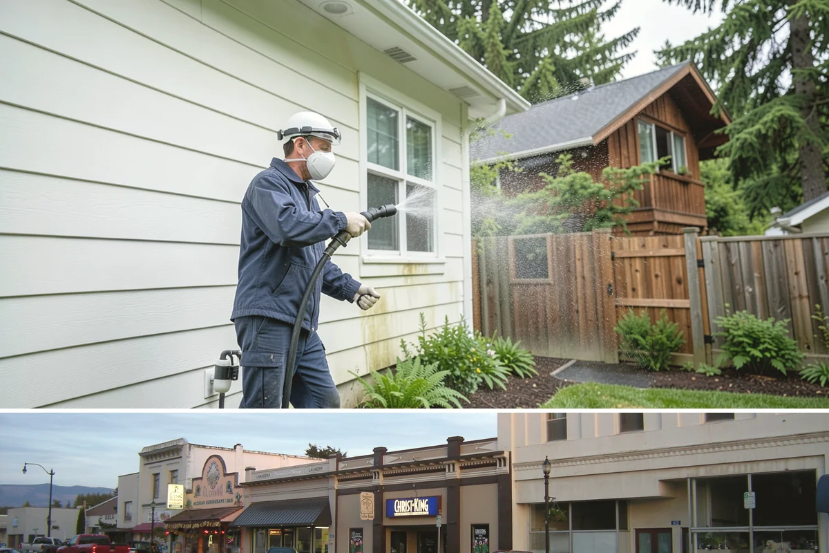 Brick Sealing in Burlington, Skagit County, WA - Seal brick during dry summer conditions so the masonry is not saturated and the sealer can cure fully.