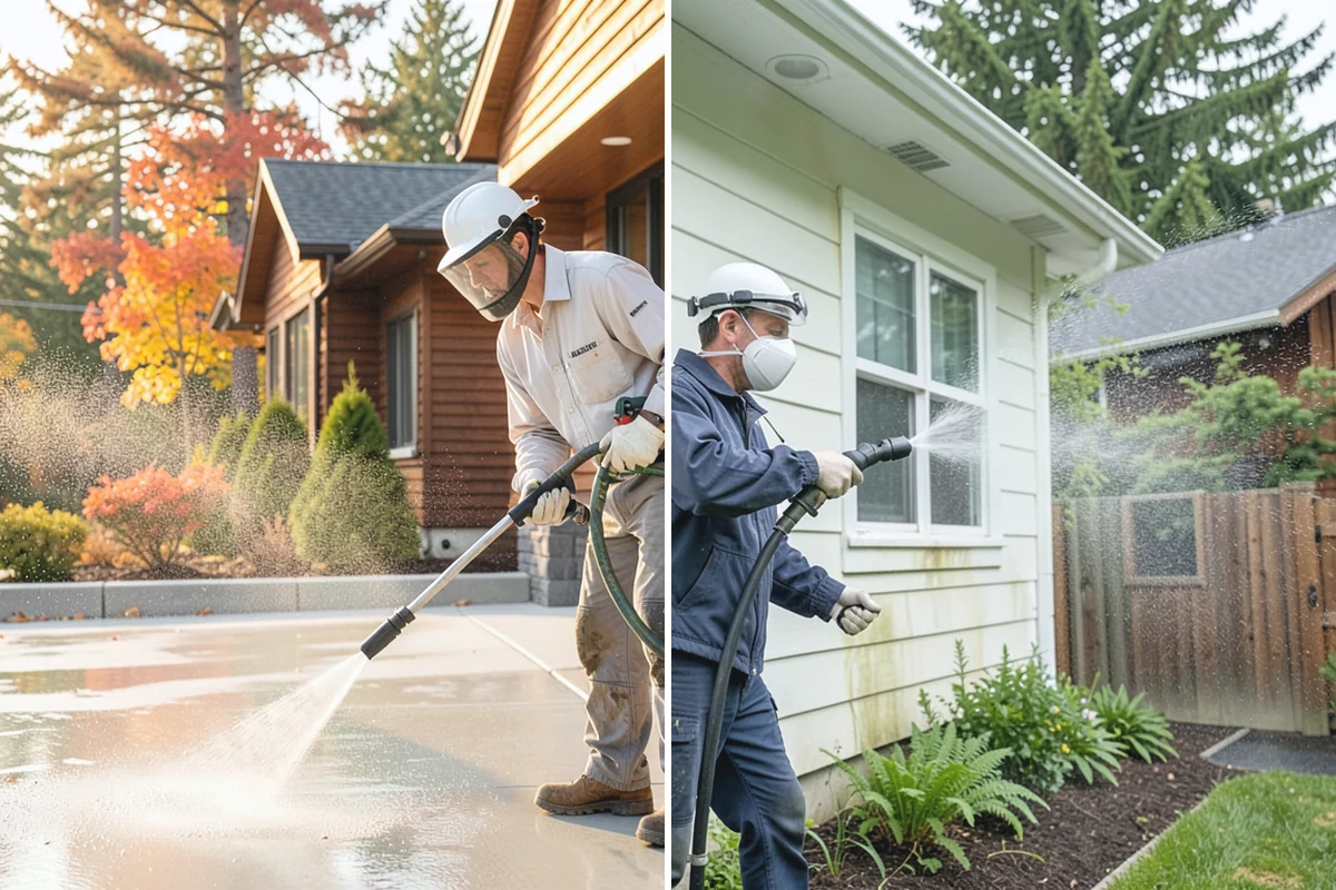 Brick Sealing in Coupeville, Island County, WA - Clean the brick and remove efflorescence, moss, and grime