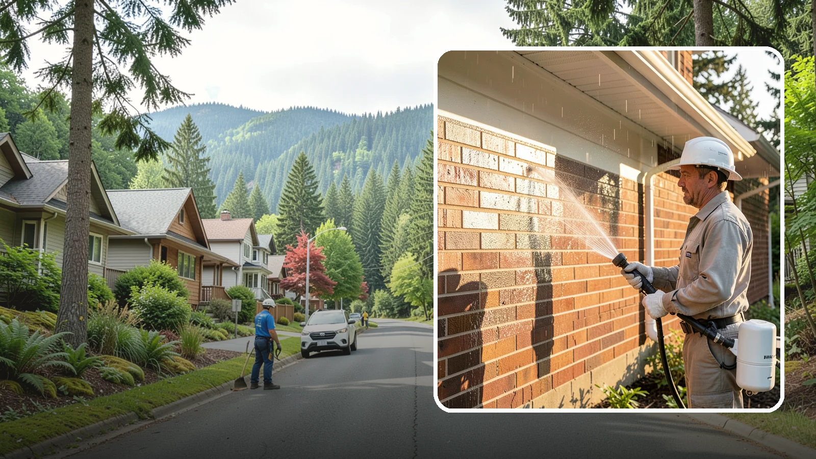 Brick Sealing in Darrington, Snohomish County, WA - Breathable masonry sealing for brick walls and veneers that repels rain while letting trapped moisture escape.