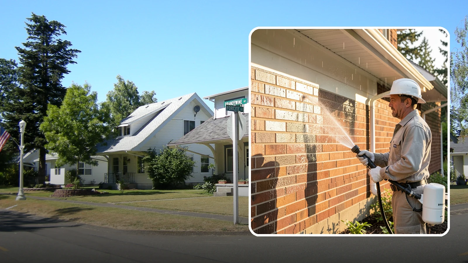 Brick Sealing in DuPont, Pierce County, WA - Breathable masonry sealing for brick walls and veneers that repels rain while letting trapped moisture escape.