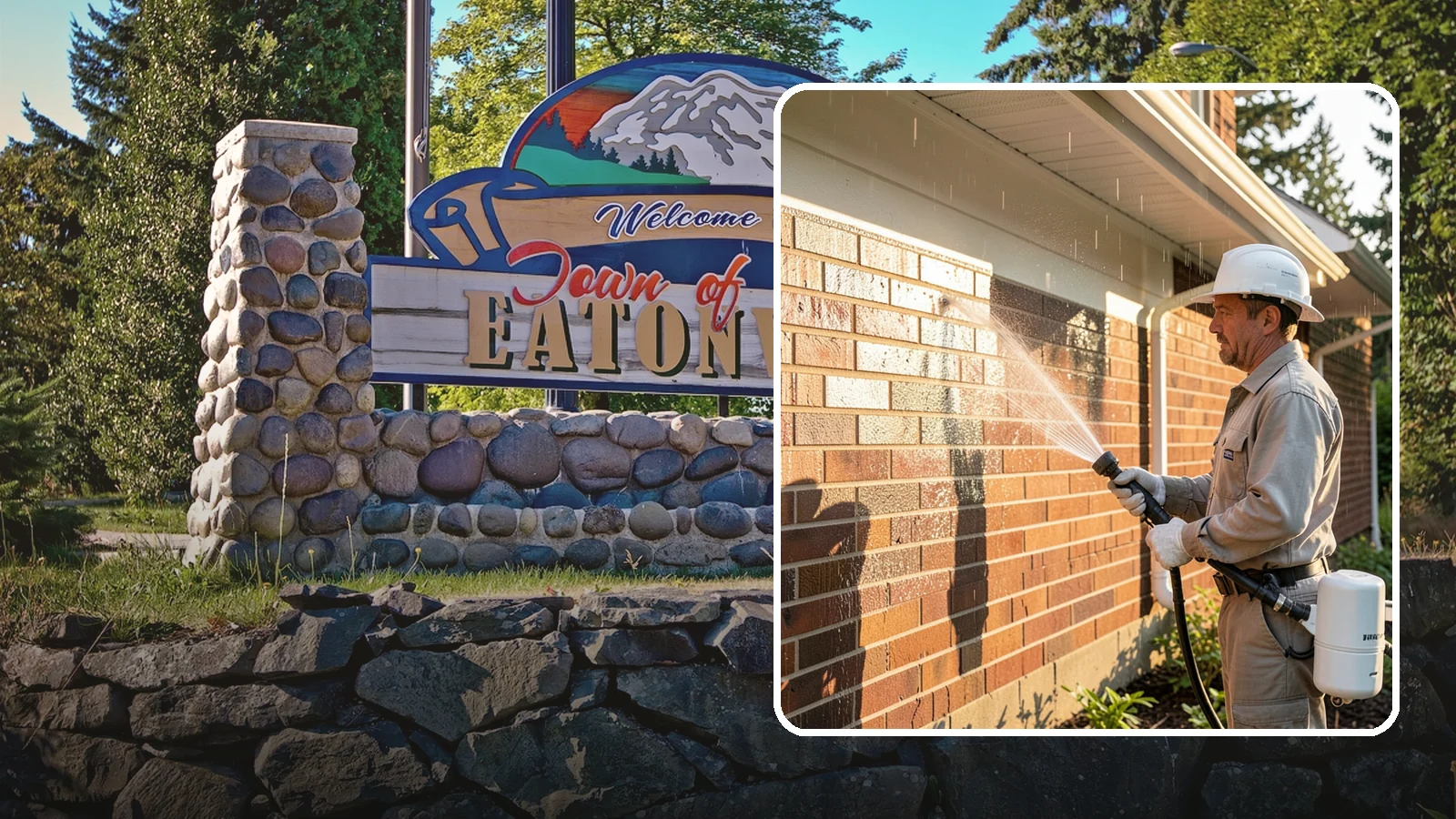 Brick Sealing in Eatonville, Pierce County, WA - Breathable masonry sealing for brick walls and veneers that repels rain while letting trapped moisture escape.