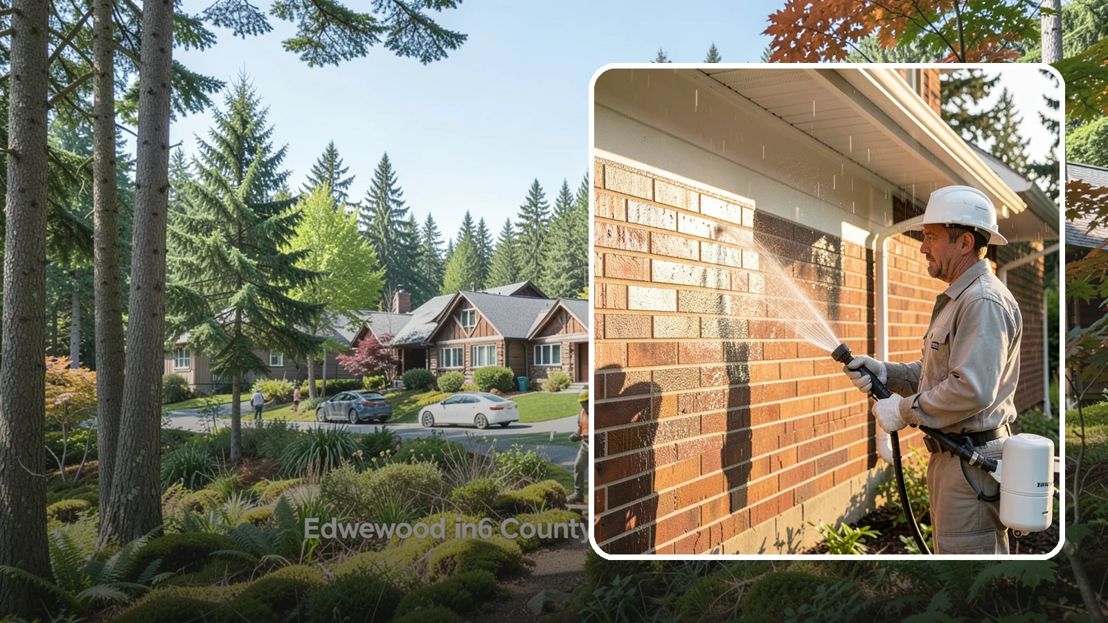 Brick Sealing in Edgewood, Pierce County, WA - Breathable masonry sealing for brick walls and veneers that repels rain while letting trapped moisture escape.
