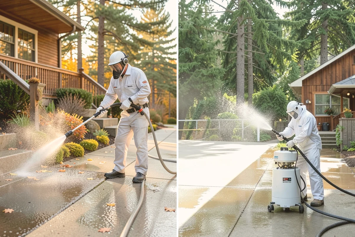 Brick Sealing in Edmonds, Snohomish County, WA - Clean the brick and remove efflorescence, moss, and grime