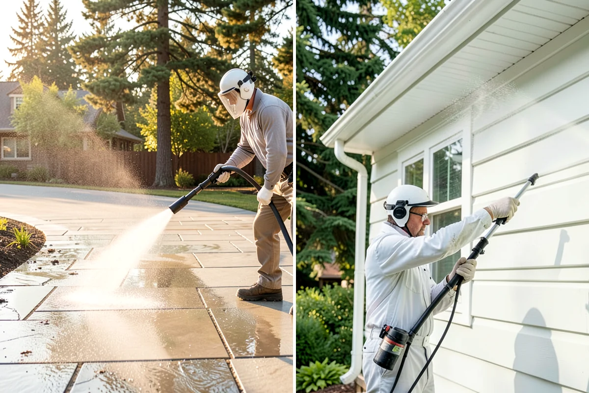 Brick Sealing in Everett, Snohomish County, WA - Clean the brick and remove efflorescence, moss, and grime