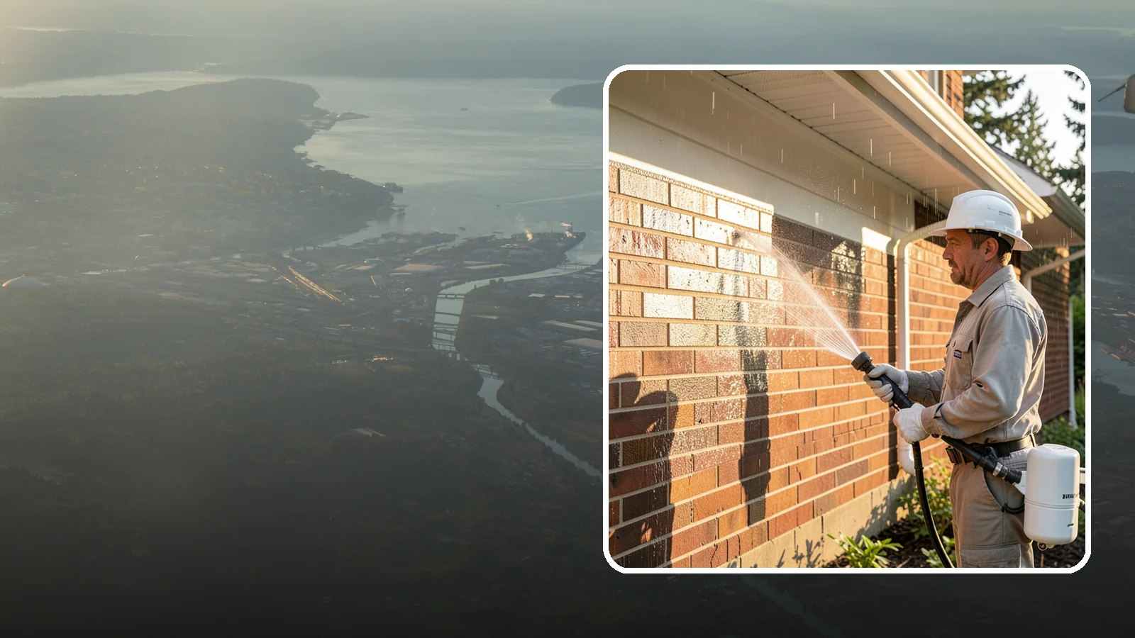 Brick Sealing in Fife, Pierce County, WA - Breathable masonry sealing for brick walls and veneers that repels rain while letting trapped moisture escape.