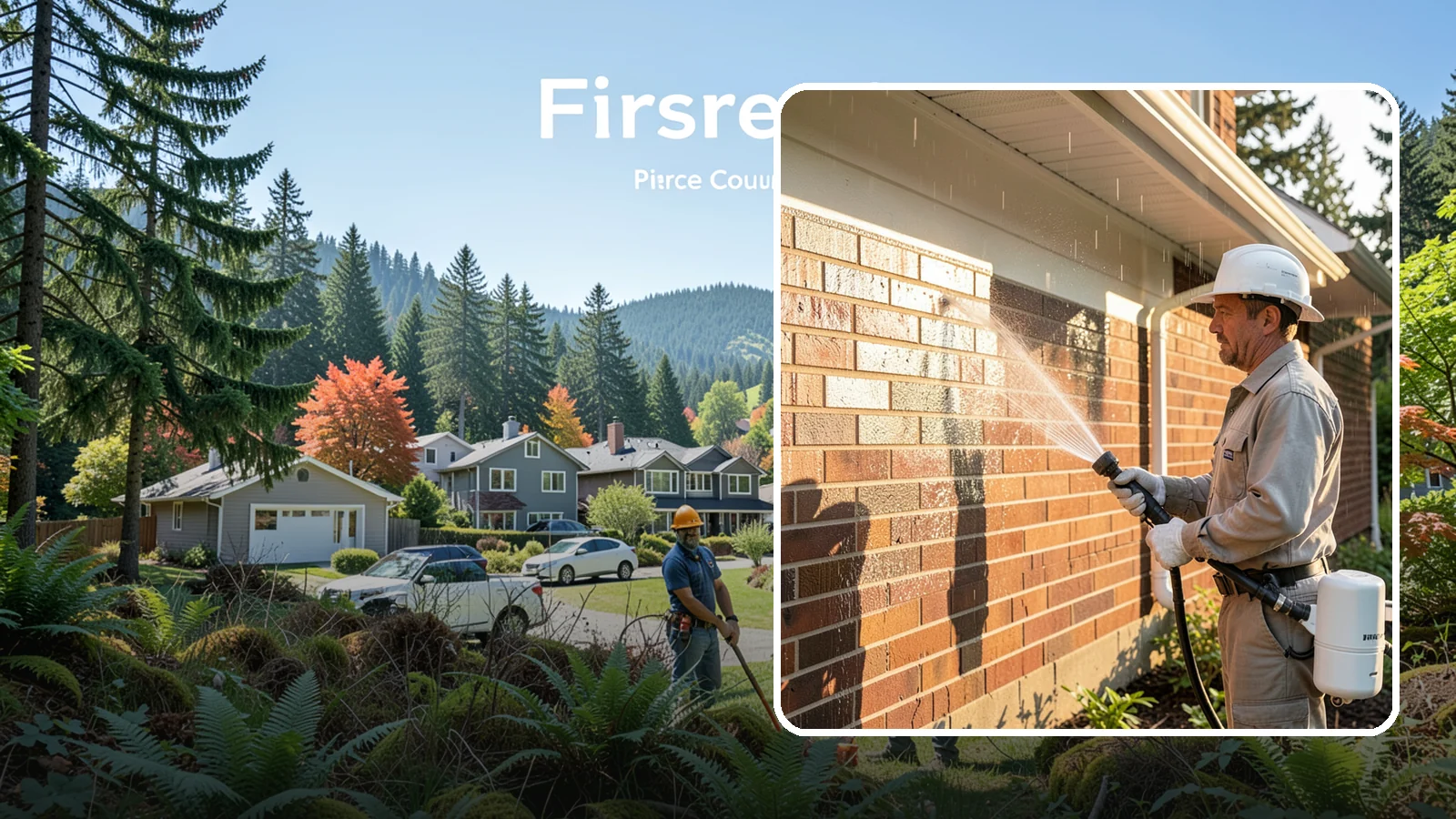 Brick Sealing in Fircrest, Pierce County, WA - Breathable masonry sealing for brick walls and veneers that repels rain while letting trapped moisture escape.