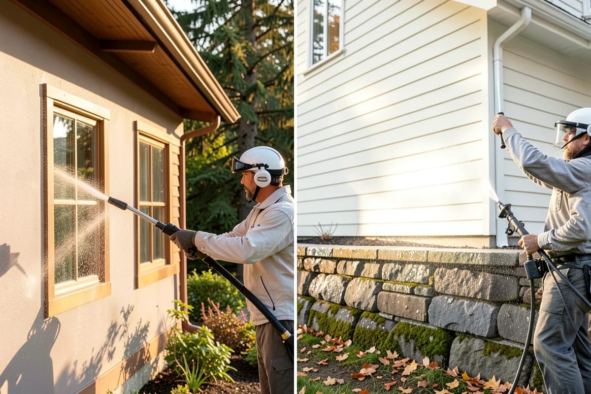 Brick Sealing in Fircrest, Pierce County, WA - Clean the brick and remove efflorescence, moss, and grime